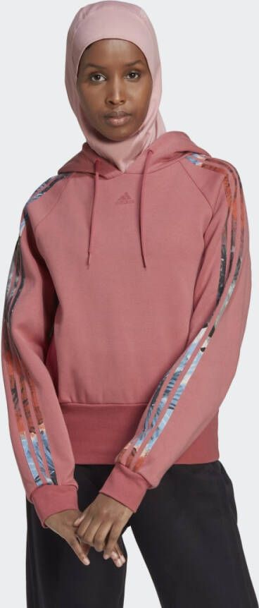 Adidas Hoodies & Sweatvesten Roze Dames