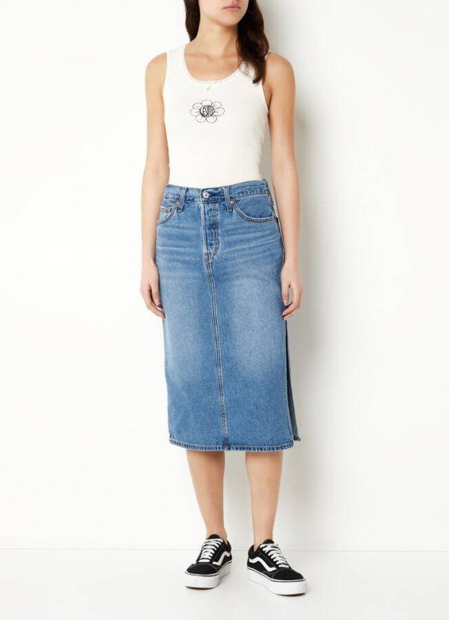 Levis Levi's Spijkerrokken Blauw Dames