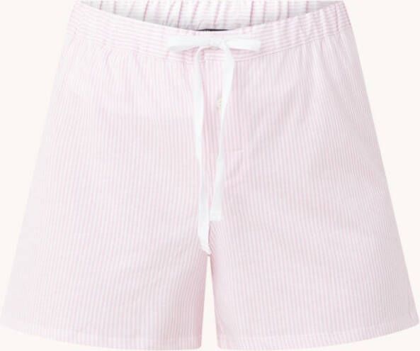 Ralph Lauren Pyjamashort 100% katoen Van Lauren roze