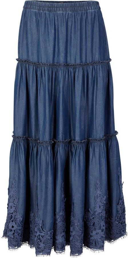 bonprix Strokenrok van Tencel