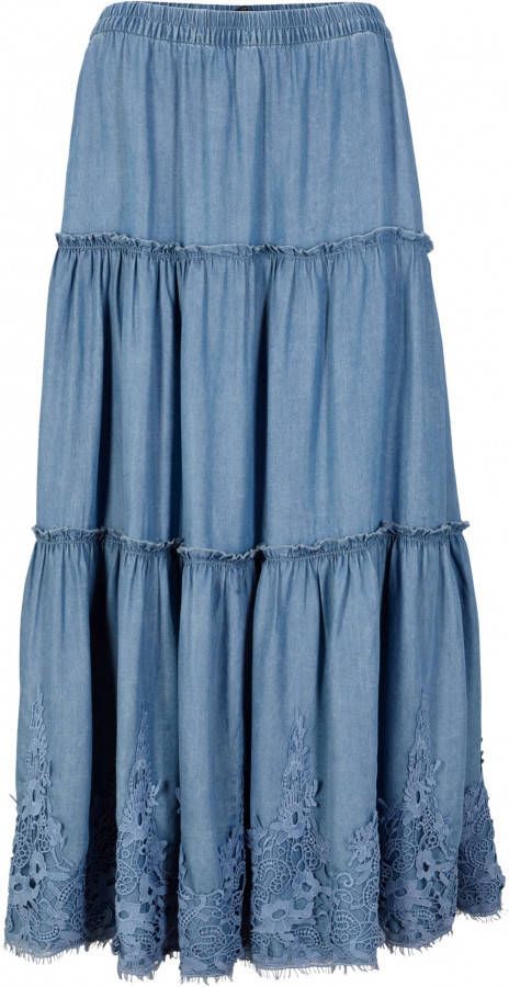 bonprix Strokenrok van Tencel