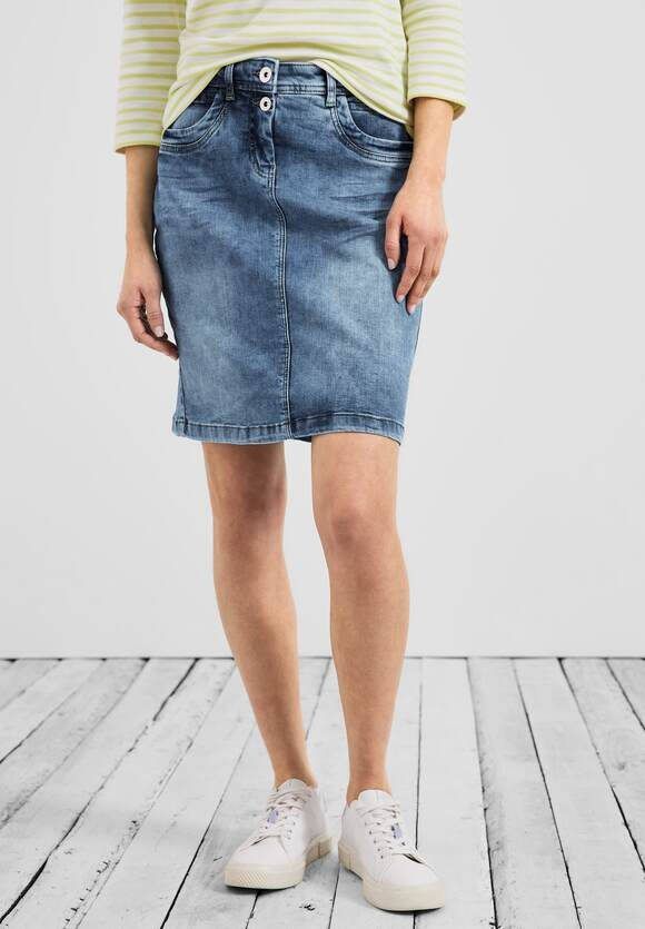 cecil Jeansrok in blauw