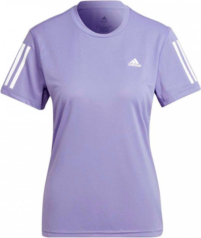 Adidas own the run hardloopshirt paars dames