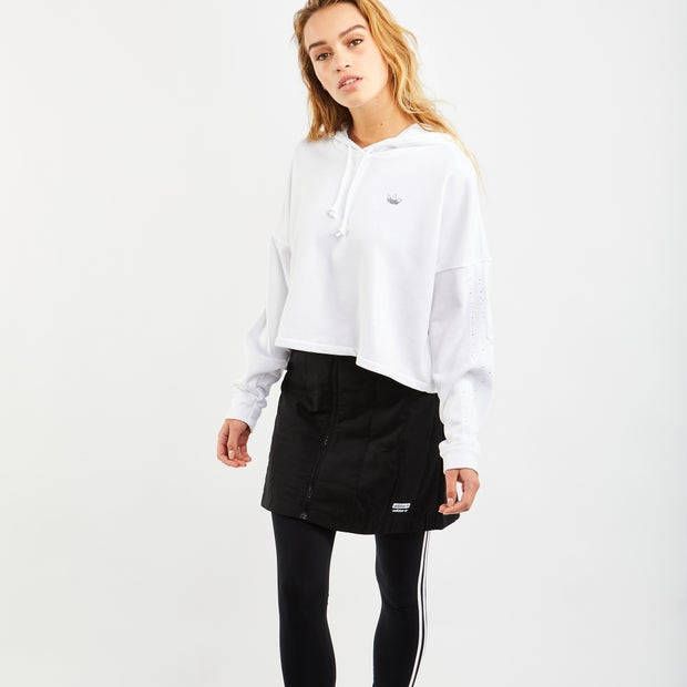 Adidas Fakten Diamond Crop Over The Head Dames Hoodies