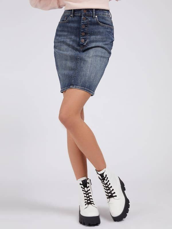 Guess Spijkerrokken Blauw Dames