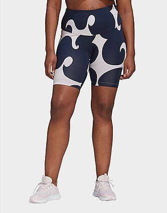 Adidas Marimekko Rib Knielange Legging(Grote Maat) Purple Tint Dames