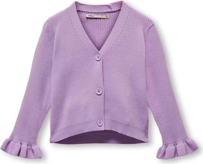 Only ! Meisjes Vest -- Paars Polyester