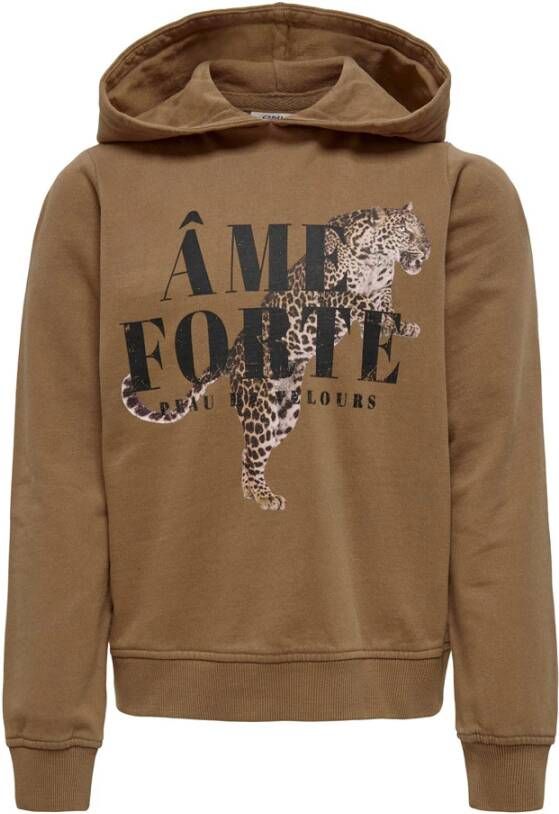 KIDS ONLY meisjes hoodie 15271392 bruin