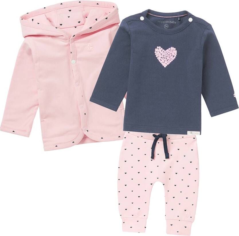 Noppies ! Meisjes Driedelige Set -- Diverse Kleuren Katoen/elasthan