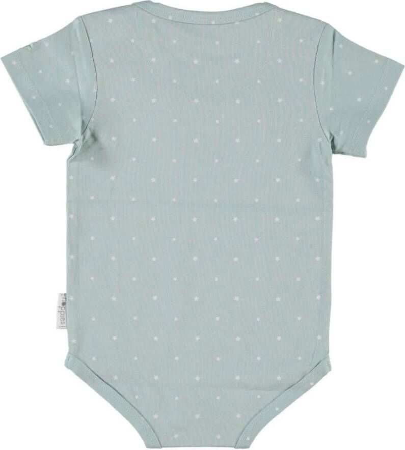 Noppies ! Unisex Romper Korte Mouw Maat 44 Mint Katoen/elasthan