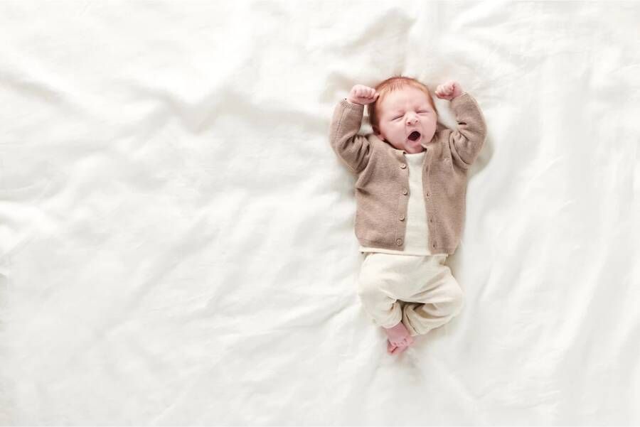 Noppies Babykleding Unisex Cardigan Knit Naga Taupe