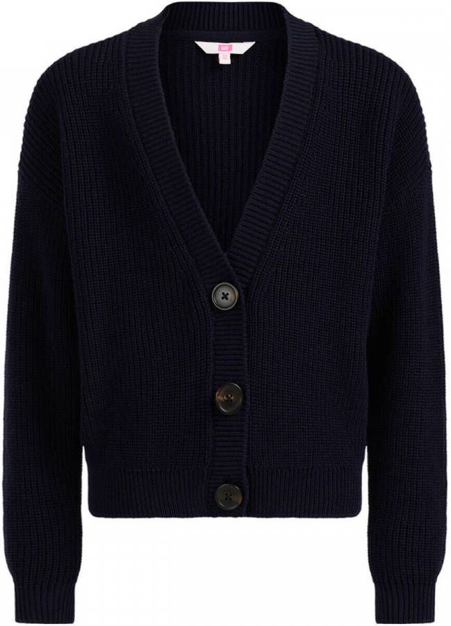 WE Fashion vest donkerblauw