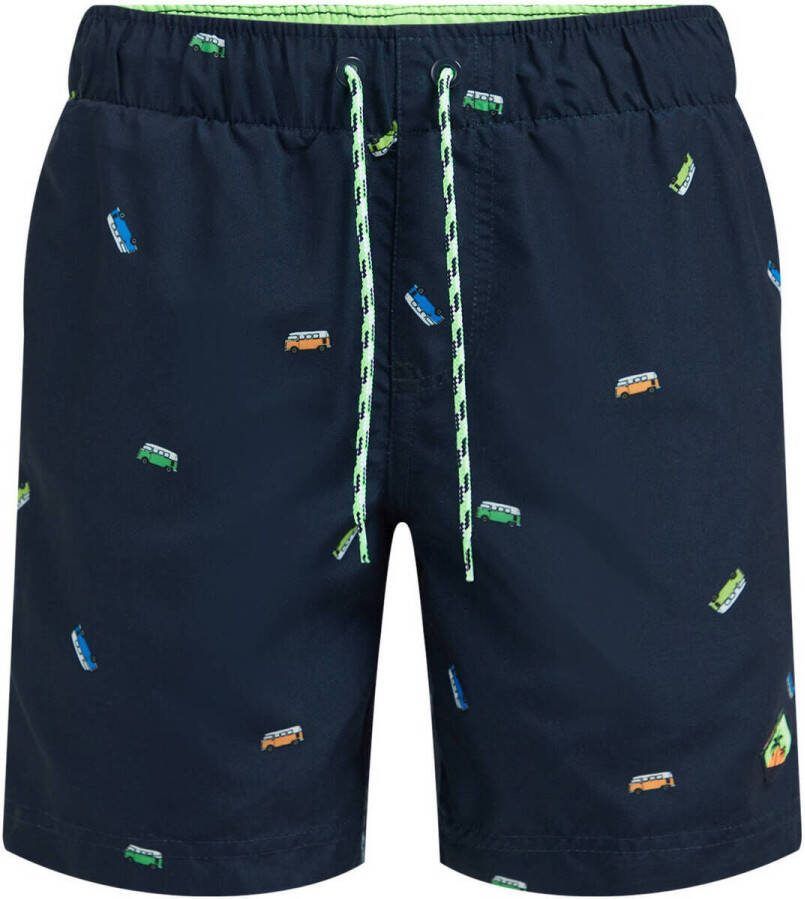 WE Fashion zwemshort donkerblauw