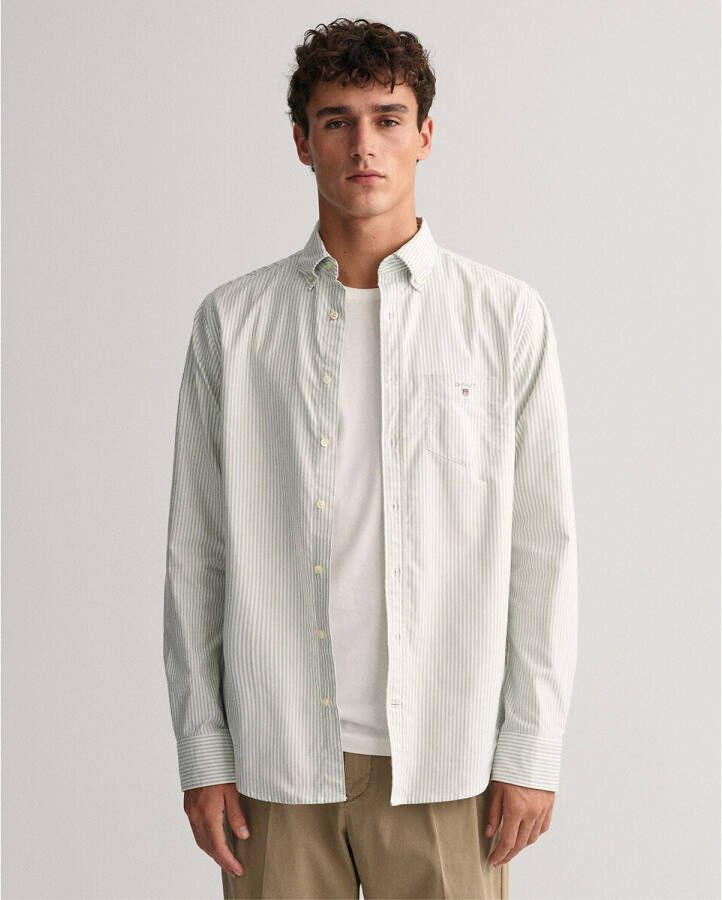 Gant Casual hemd lange mouw oxford overhemd licht 3056700/468