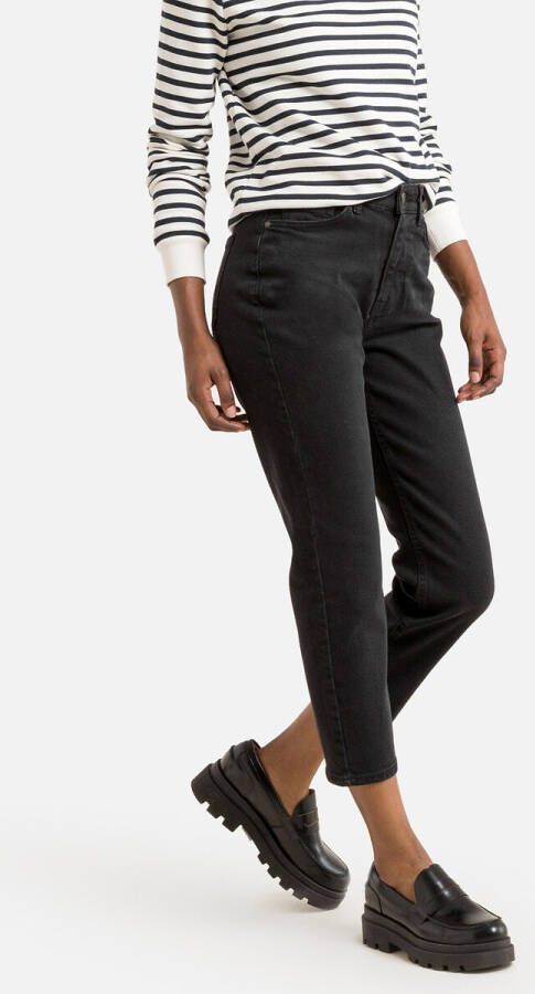 Noisy May Straight Jeans Zwart Dames