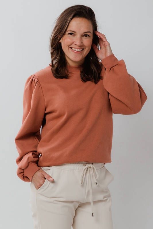Saint Tropez Hoodies & Sweatvesten Rood Dames