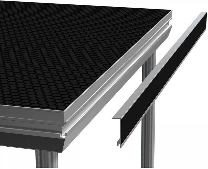 Power Dynamics SKIRT200 Aluminium afrokprofiel + klittenband 197cm