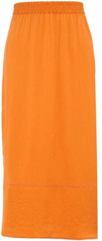 American vintage Vrouwen Kledingrokken Orange Ss23 , Oranje, Dames