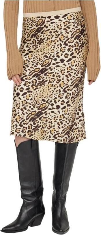 Anine Bing Midirokken Beige Dames