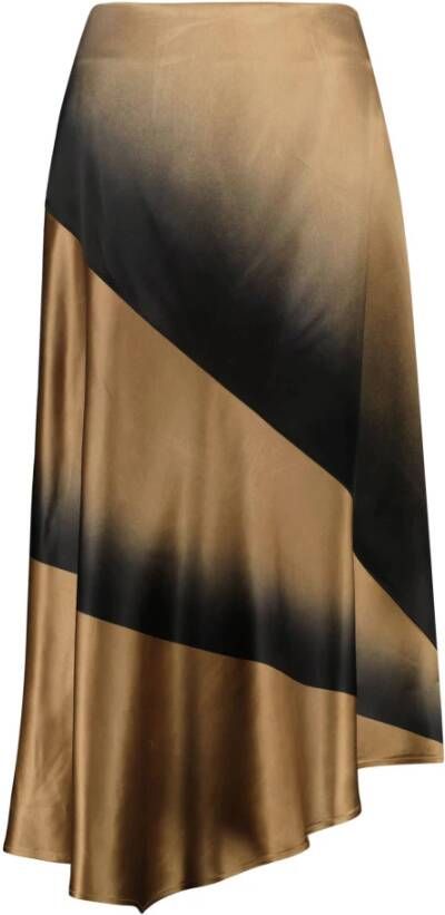 Calvin Klein Midirokken Bruin Dames