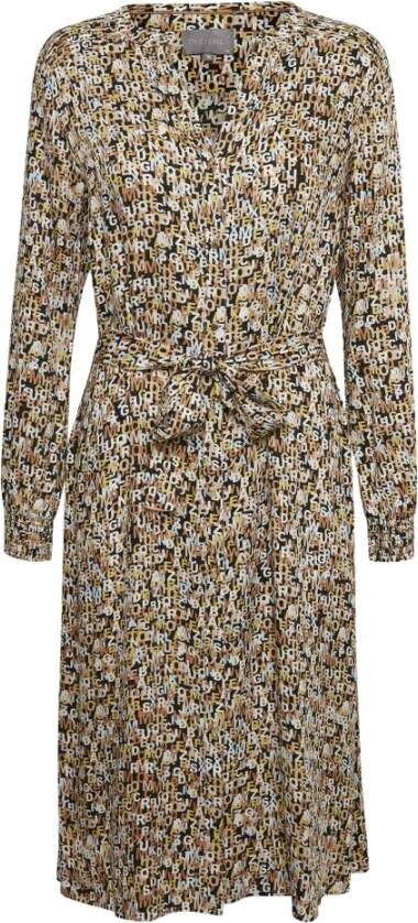 culture Casual kleedjes Beige Dames
