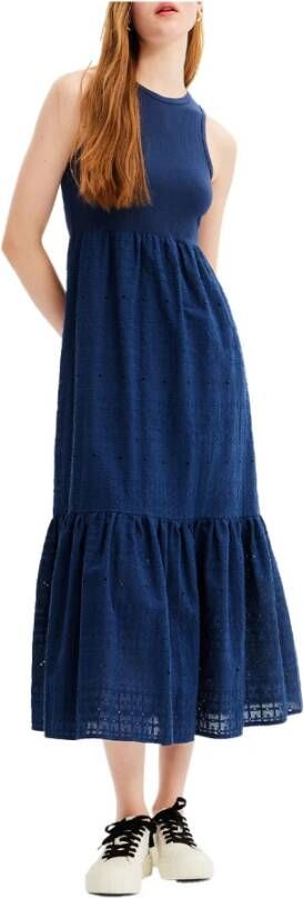 Desigual Casual kleedjes Blauw Dames