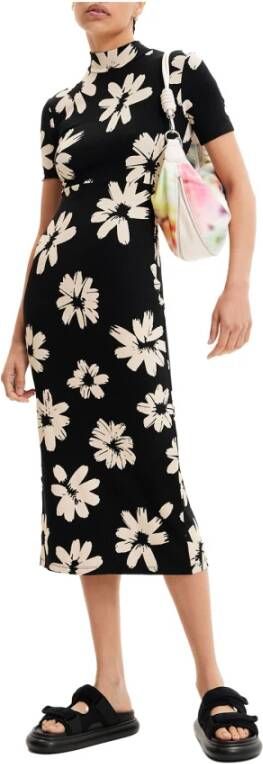 Desigual Casual kleedjes Zwart Dames