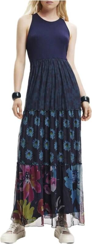 Desigual Maxi kleedjes Blauw Dames