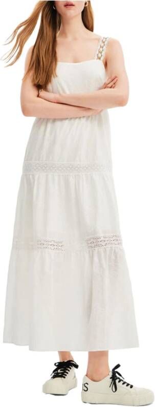 Desigual Maxi kleedjes Wit Dames
