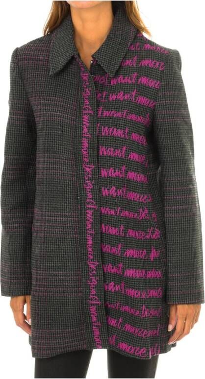 Desigual Trenchcoats & Mantels Grijs Dames