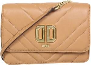 DKNY Delphine Crosbody Bag , Beige, Dames