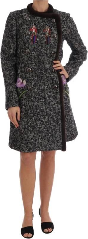 Dolce & Gabbana Trenchcoats & Mantels Zwart Dames