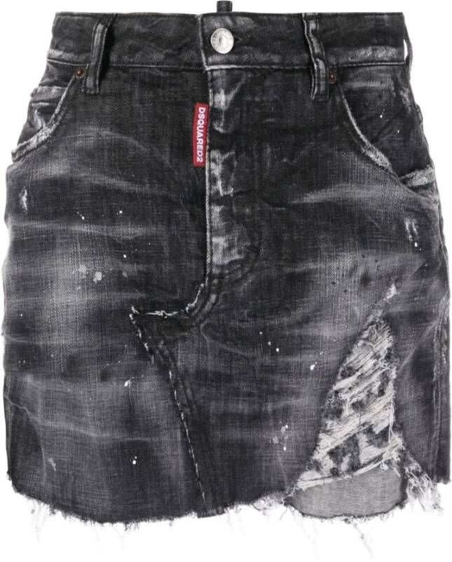 Dsquared2 Spijkerrokken Grijs Dames