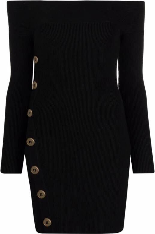 Elisabetta Franchi Casual kleedjes Zwart Dames