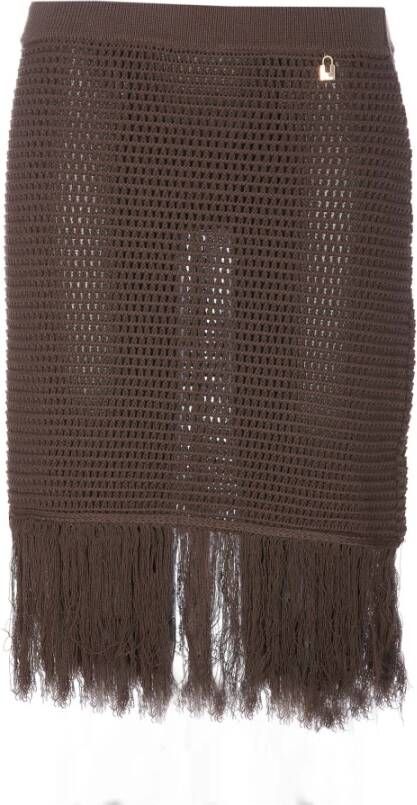 Elisabetta Franchi Midirokken Bruin Dames