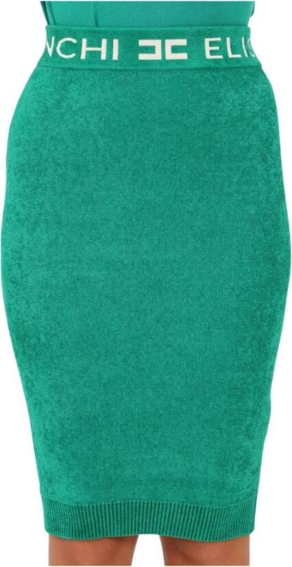 Elisabetta Franchi Midirokken Groen Dames