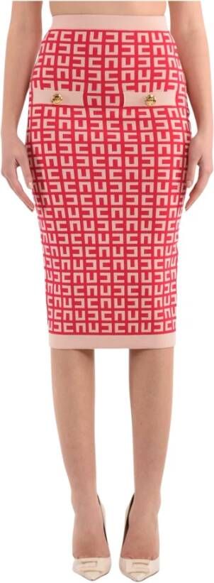 Elisabetta Franchi Midirokken Rood Dames