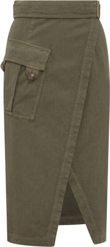 ETRO Midirokken Groen Dames