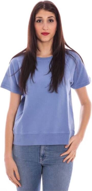 Gant Training T shirts , Blauw, Dames