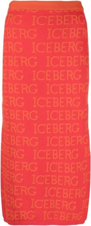 Iceberg Midirokken Oranje Dames