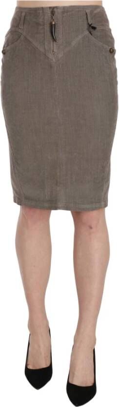 Just Cavalli Kokerrokken Grijs Dames