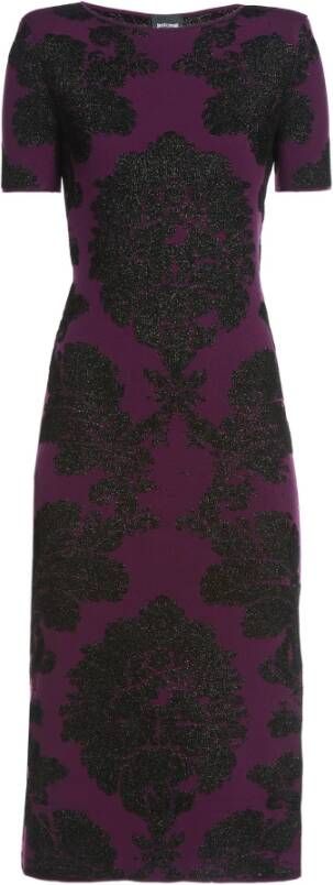 Just Cavalli Maxi kleedjes Paars Dames