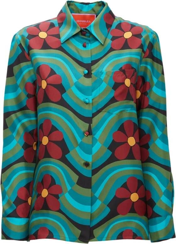 La DoubleJ Longsleeve shirts Groen Dames