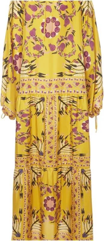 La DoubleJ Maxi kleedjes Geel Dames