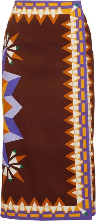 La DoubleJ 2 Way Pareo Skirt(Placée), Bruin, Dames