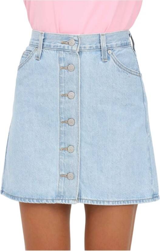 Levis Levi's Spijkerrokken Blauw Dames