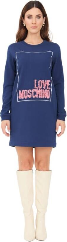 Love Moschino Casual kleedjes Blauw Dames
