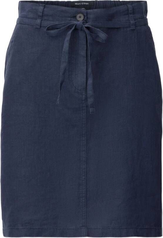 Marc O'Polo Kokerrokken Blauw Dames