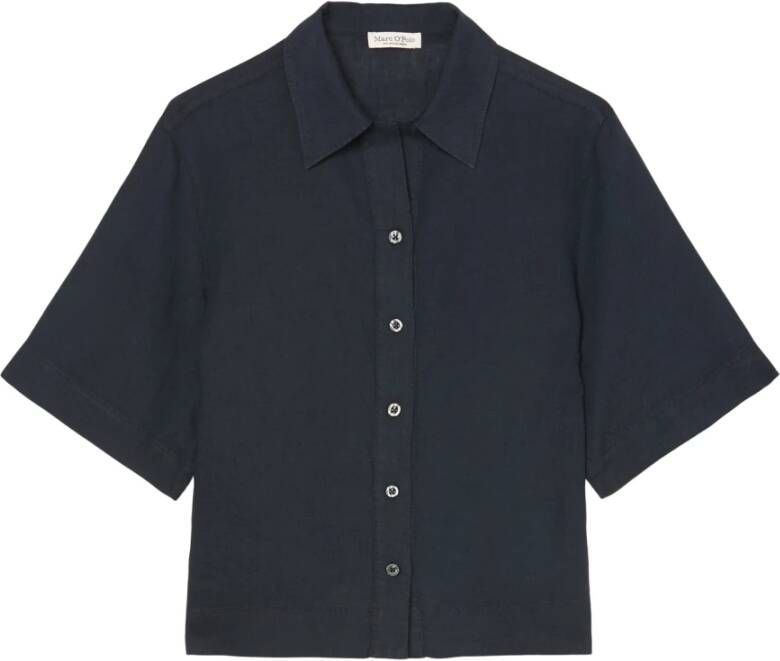 Marc O'Polo Longsleeve shirts Blauw Dames
