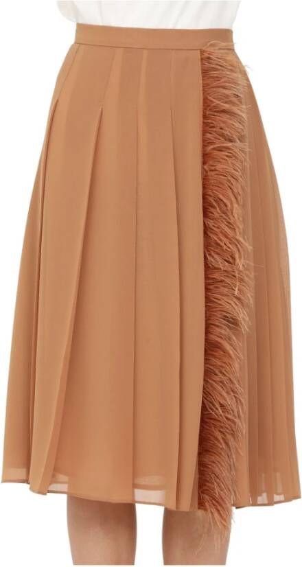 Max Mara Midirokken Bruin Dames